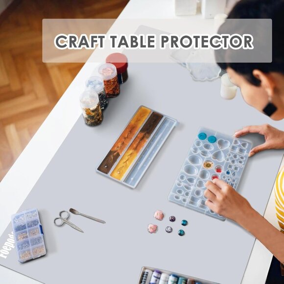 36.2" x 24" Extra Large Silicone Mat for Epoxy Resin, Nonstick Silicon Mats for - Picture 6 of 9